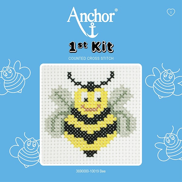 set broderie copii anchor albina bee