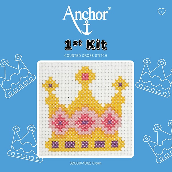 set broderie copii anchor coroana crown