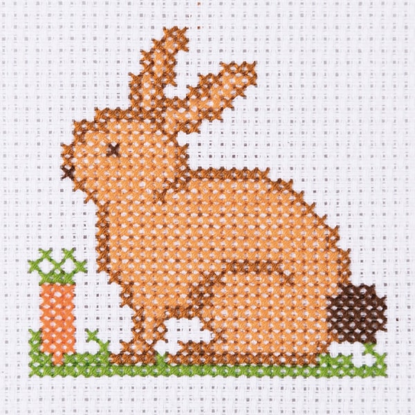 set broderie copii anchor iepuras rabbit
