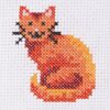 set broderie copii anchor pisica cat